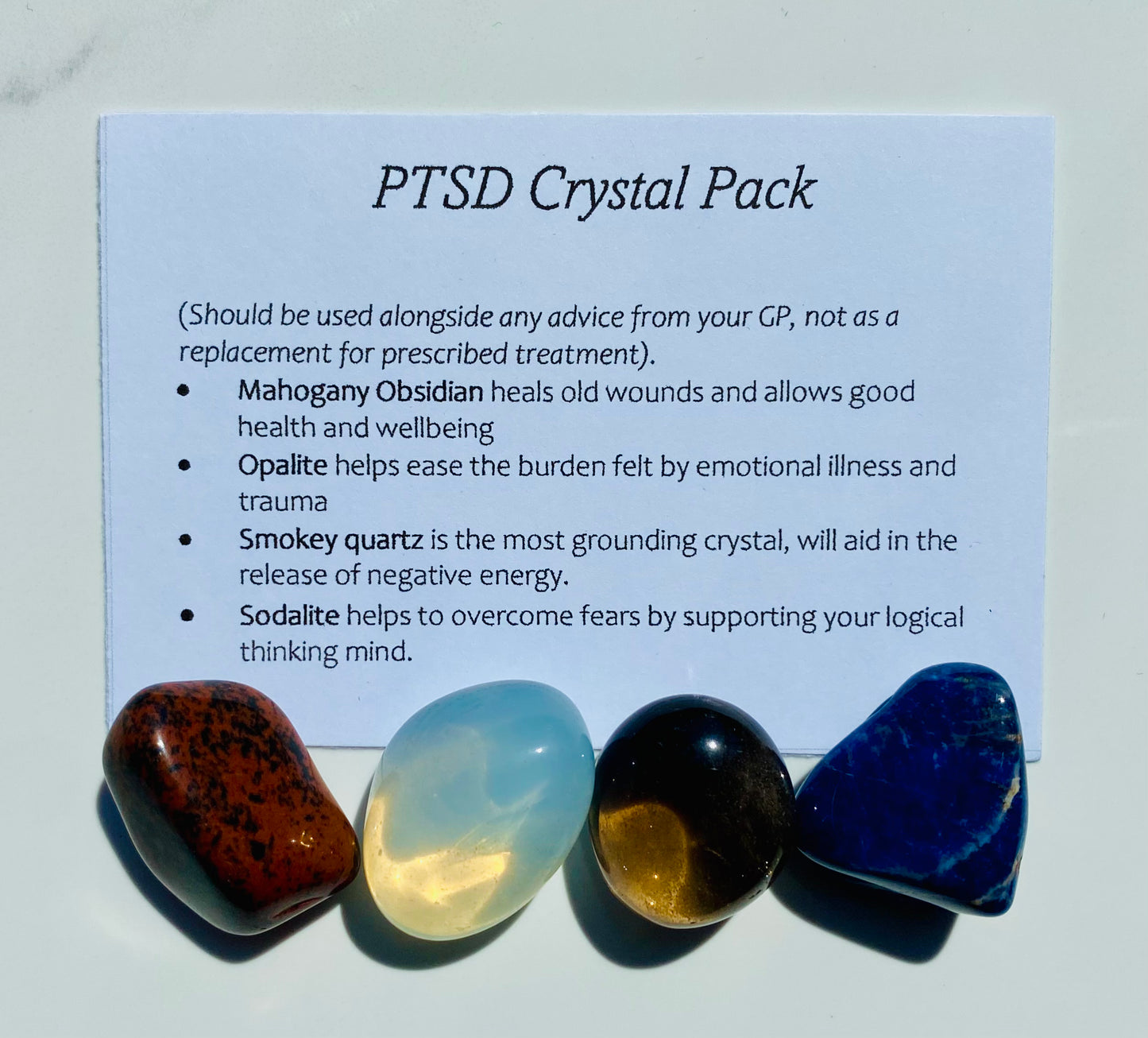PTSD Crystal Healing Care Pack - Free UK Delivery