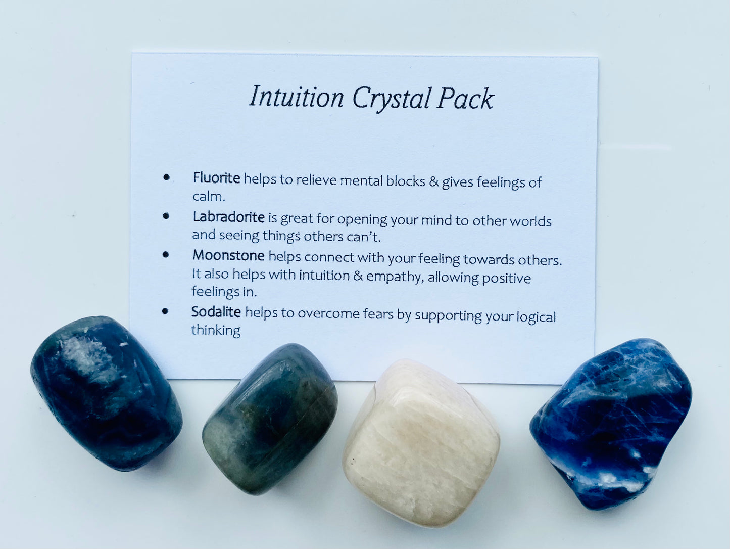 Intuition Crystal Healing Care Pack - Free UK Delivery