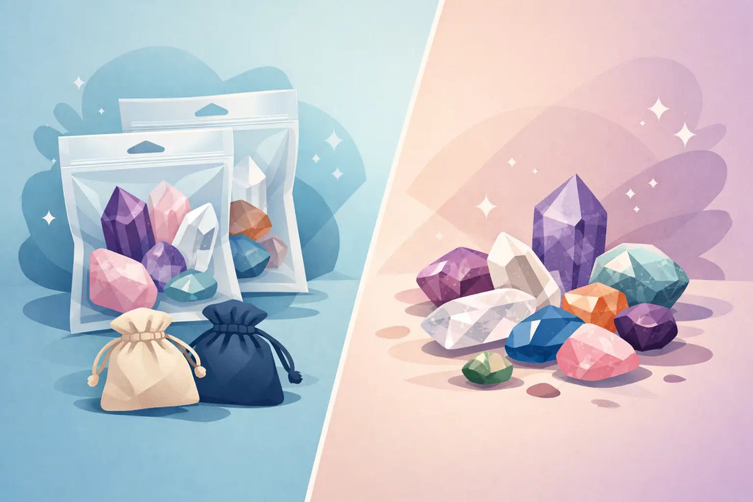 Crystal Packs vs Loose Crystals