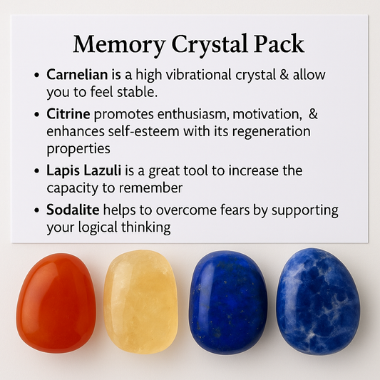 Memory Crystal Healing Care Pack - Free UK Delivery