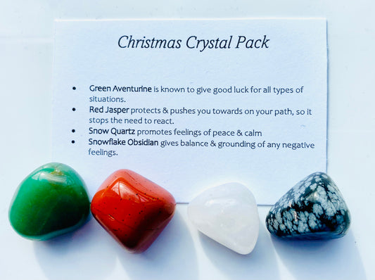 Christmas Crystal Healing Care Pack - Free UK Delivery