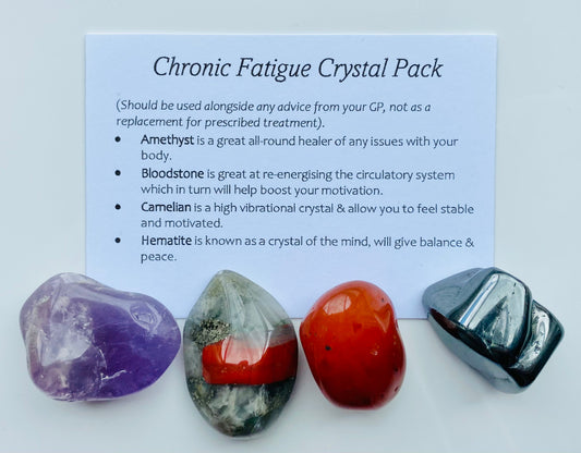 Chronic Fatigue Crystal Healing Care Pack - Free UK Delivery