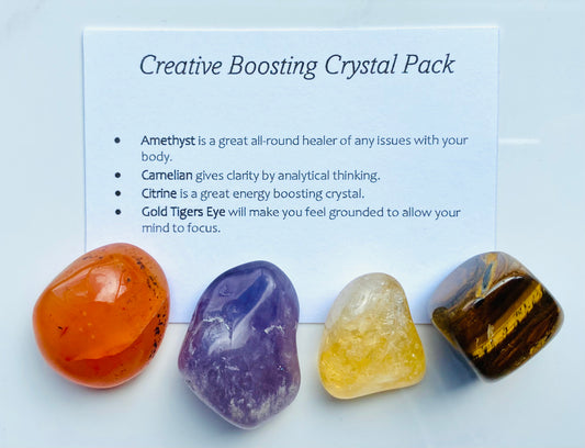 Creative boost Crystal Healing Care Pack - Free UK Delivery