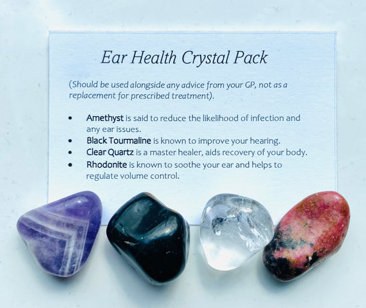 Ear Health Crystal Healing Care Pack - Free UK Delivery