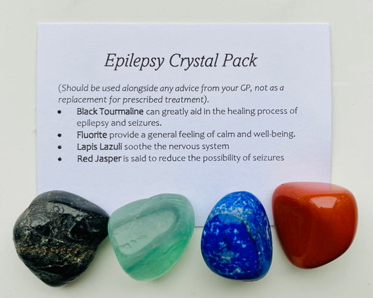 Epilepsy Crystal Healing Care Pack - Free UK Delivery