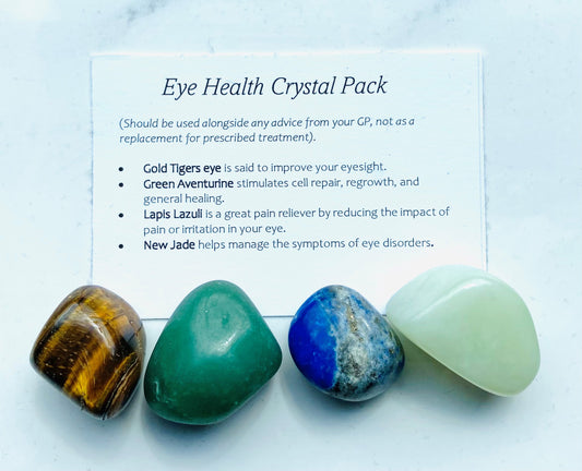 Eye Health Crystal Healing Care Pack - Free UK Delivery