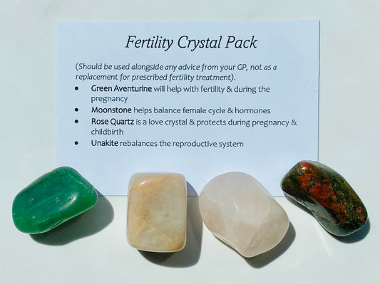 Fertility Crystal Healing Care Pack - Free UK Delivery