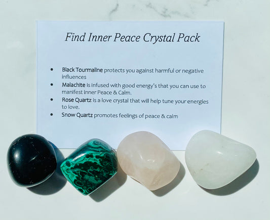 Find inner peace Crystal Healing Care Pack - Free UK Delivery