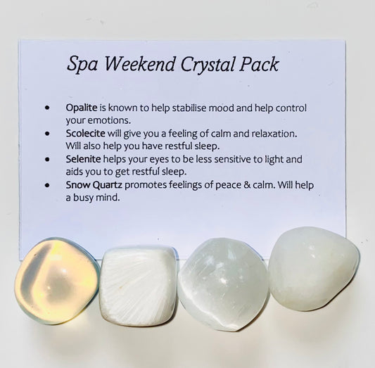 Spa Weekend Crystal Healing Care Pack - Free UK Delivery