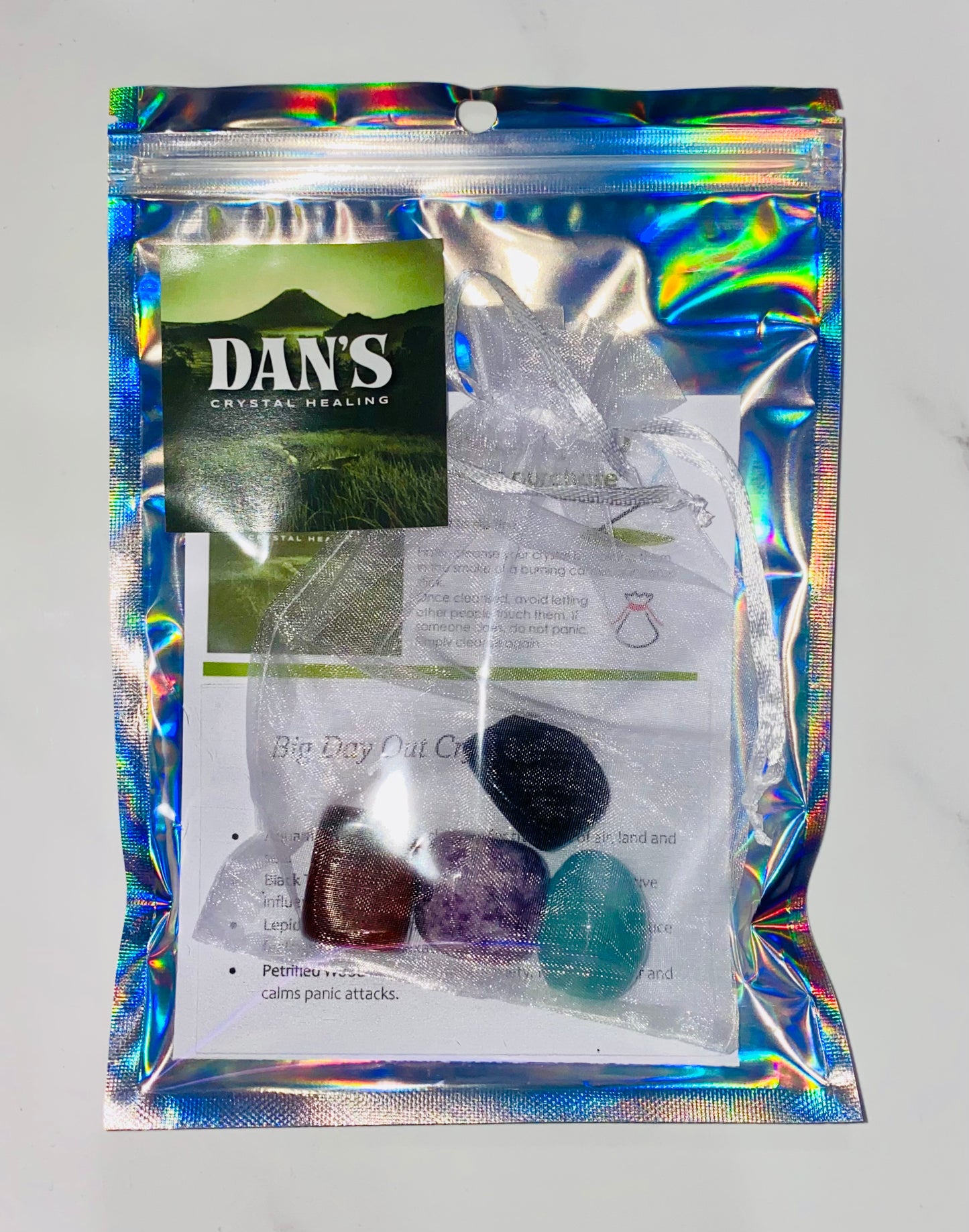 Big Day Out Crystal Healing Care Pack - Free UK Delivery