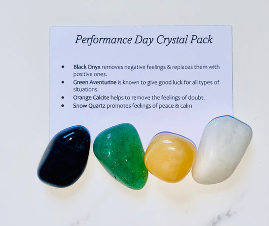 Performance Day Crystal Healing Care Pack