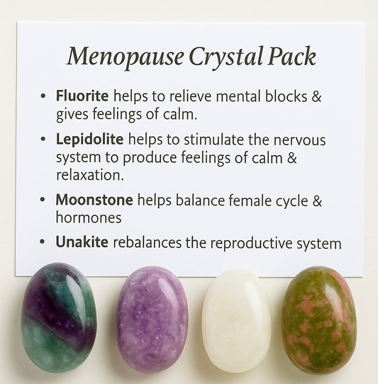 Menopause Crystal Healing Care Pack - Free UK Delivery