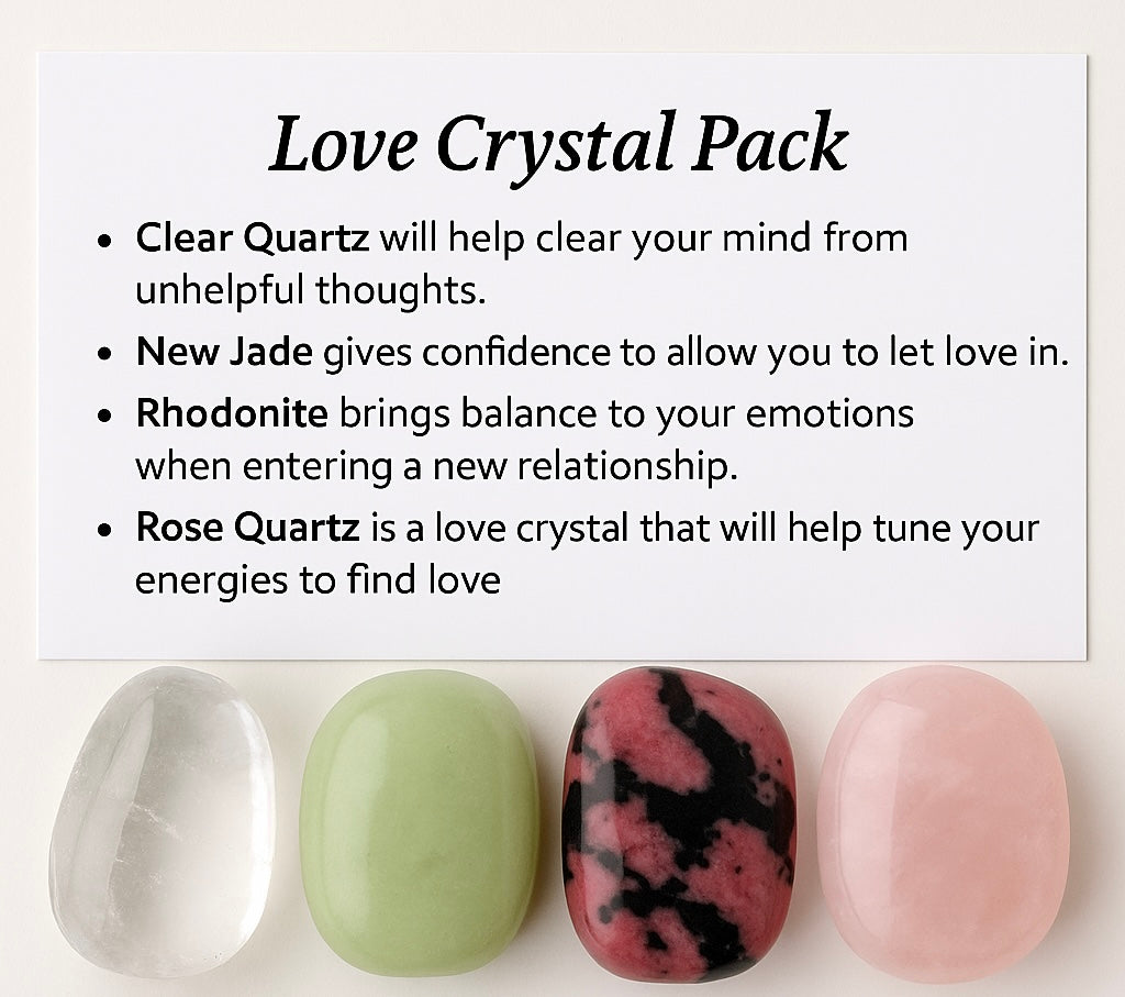 Love Crystal Healing Care Pack - Free UK Delivery