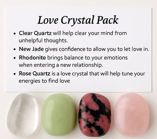 Love Crystal Healing Care Pack - Free UK Delivery