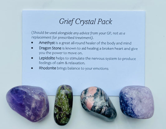 Grief Crystal Healing Care Pack - Free UK Delivery