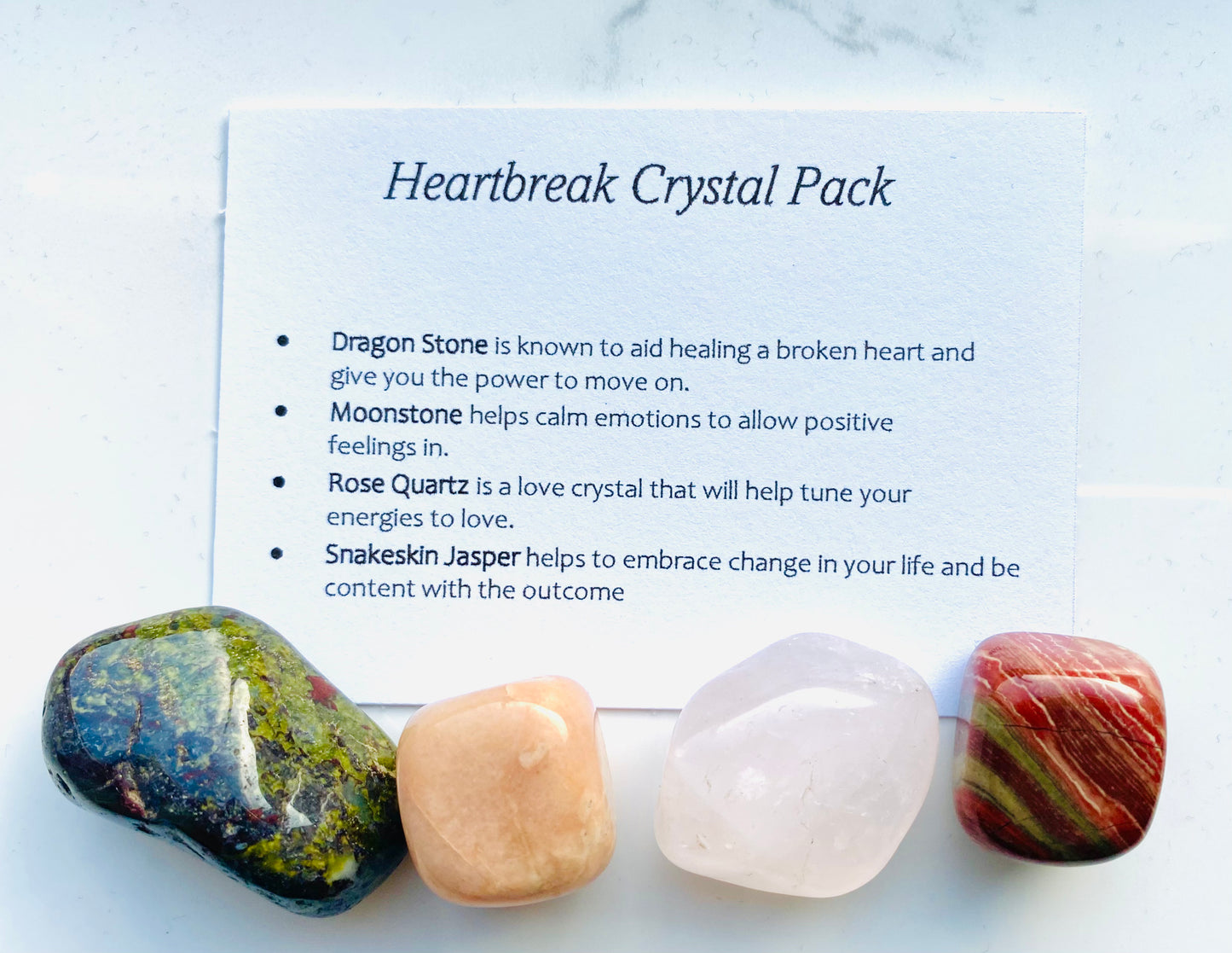 Heartbreak Crystal Healing Care Pack - Free UK Delivery