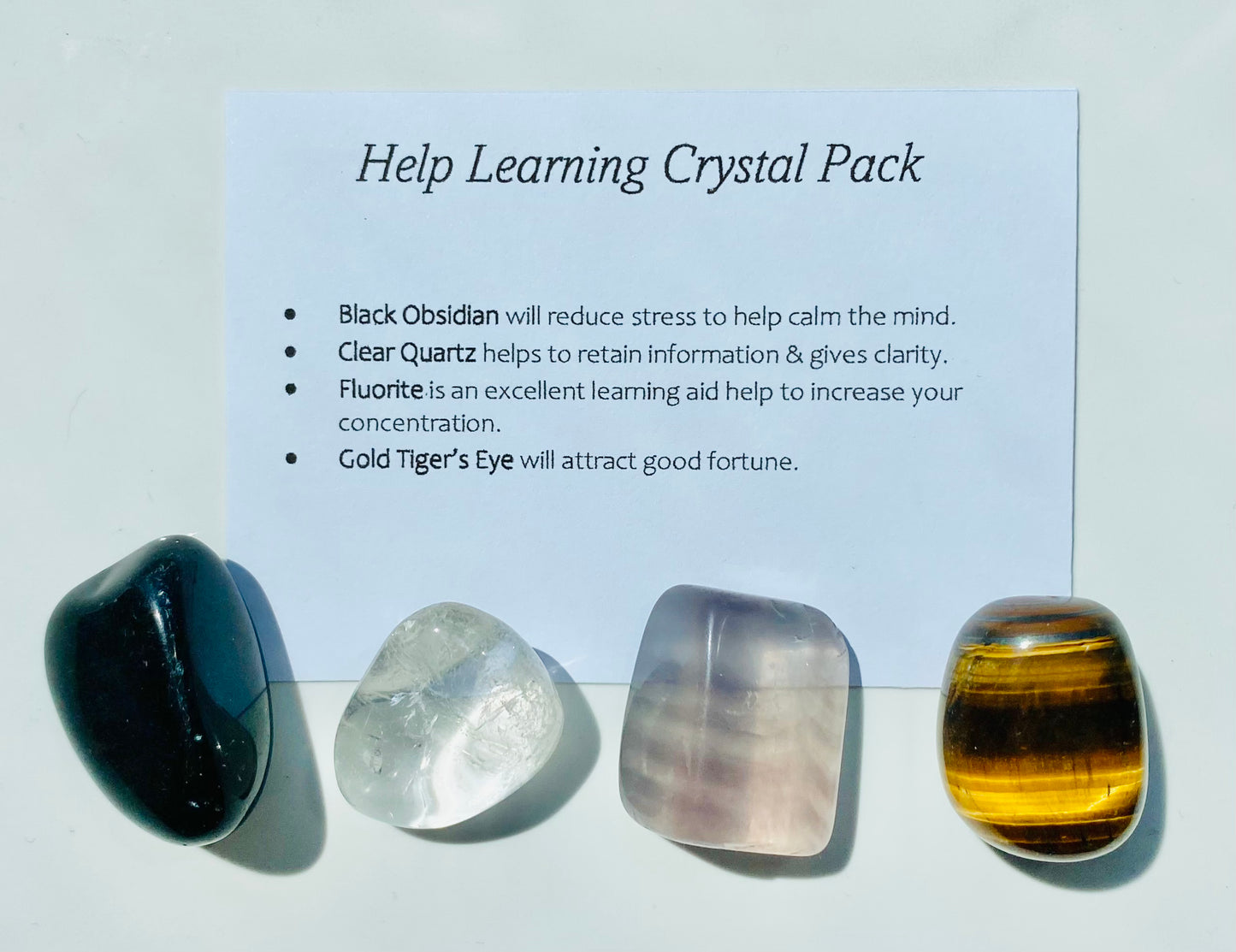 Help learning Crystal Healing Care Pack - Free UK Delivery