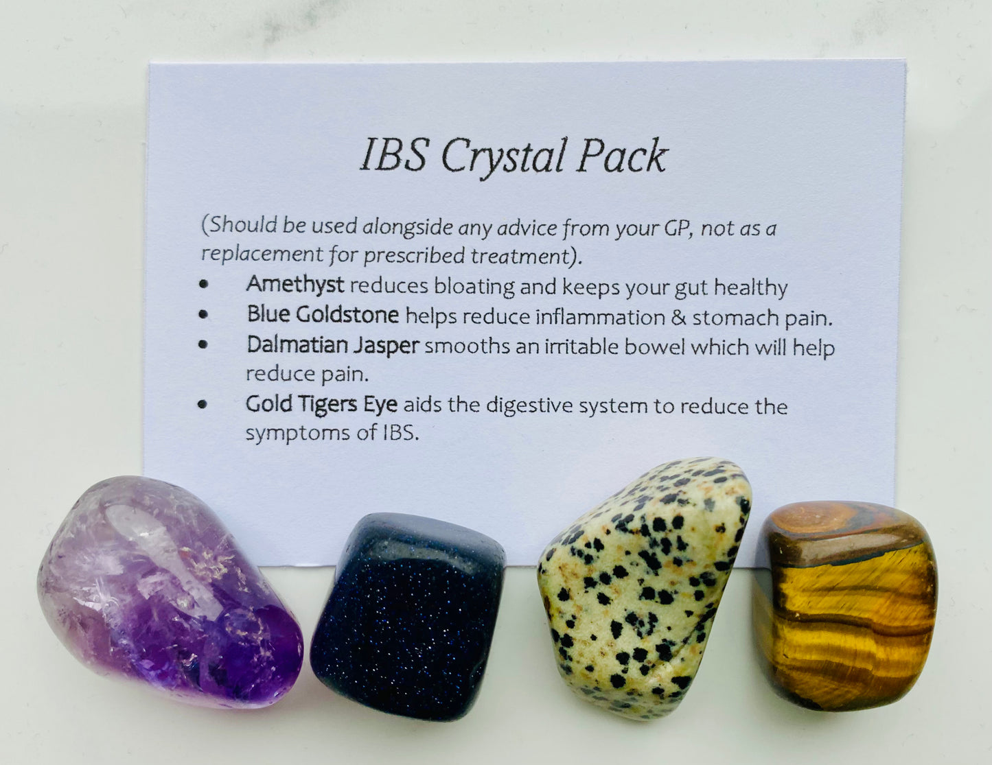 IBS Crystal Healing Care Pack - Free UK Delivery