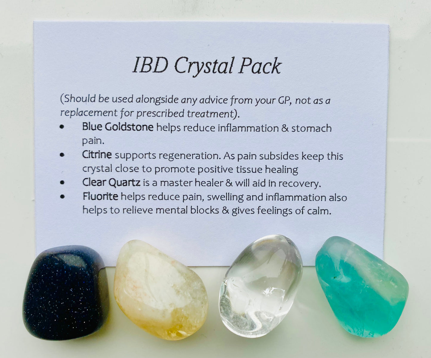 IBD Crystal Healing Care Pack - Free UK Delivery