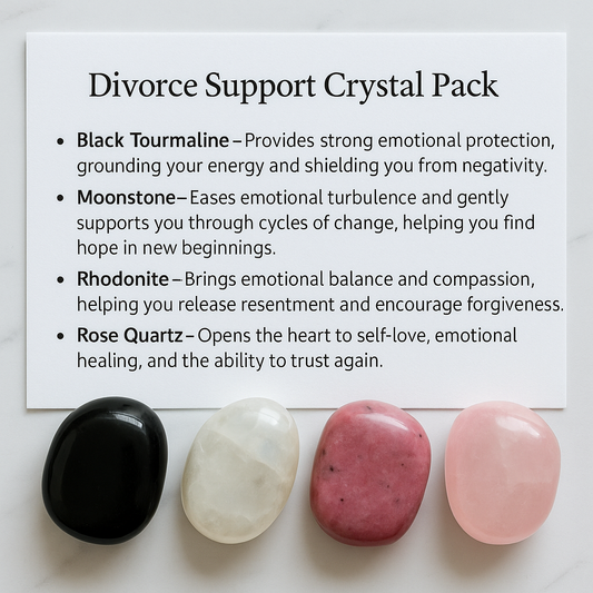 Divorce Support Crystal Healing Pack - Free UK Delivery