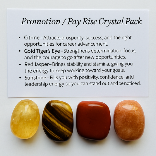 Promotion / Pay Rise Crystal Healing Pack – Gift