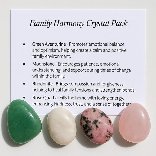 Family Harmony Crystal Healing Pack – Gift