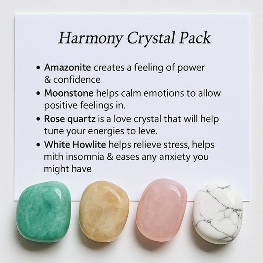 Harmony Crystal Healing Care Pack - Free UK Delivery