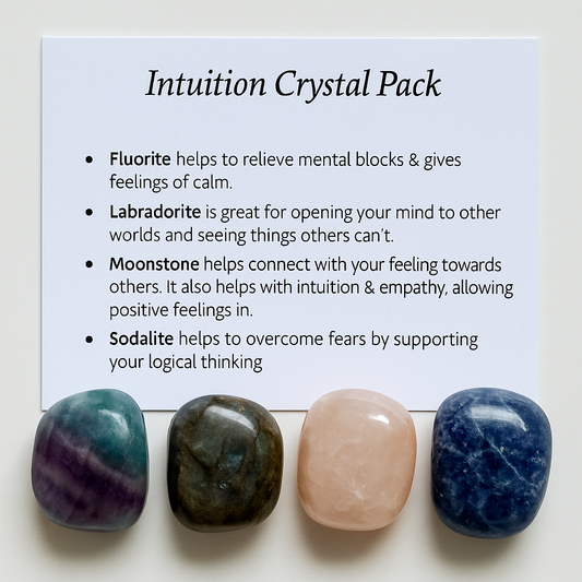 Intuition Crystal Healing Care Pack - Free UK Delivery