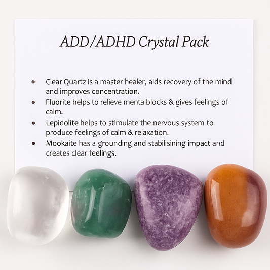 ADD/ADHD Crystal Healing Care Pack - Free UK Delivery