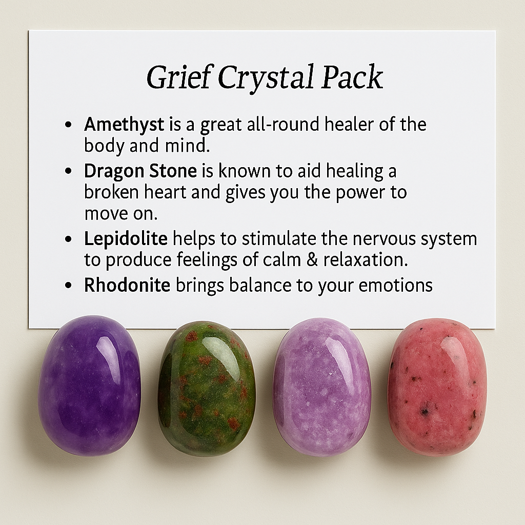 Grief Crystal Healing Care Pack - Free UK Delivery
