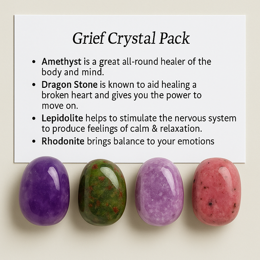 Grief Crystal Healing Care Pack - Free UK Delivery