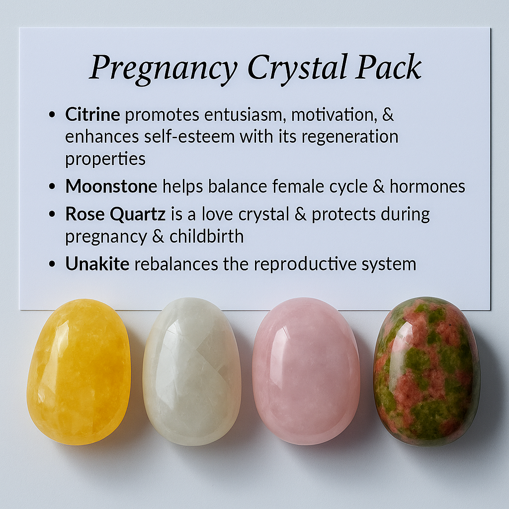 Pregnancy Crystal Healing Care Pack - Free UK Delivery