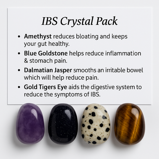 IBS Crystal Healing Care Pack - Free UK Delivery