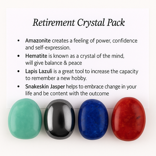 Retirement Crystal Healing Care Pack - Free UK Delivery