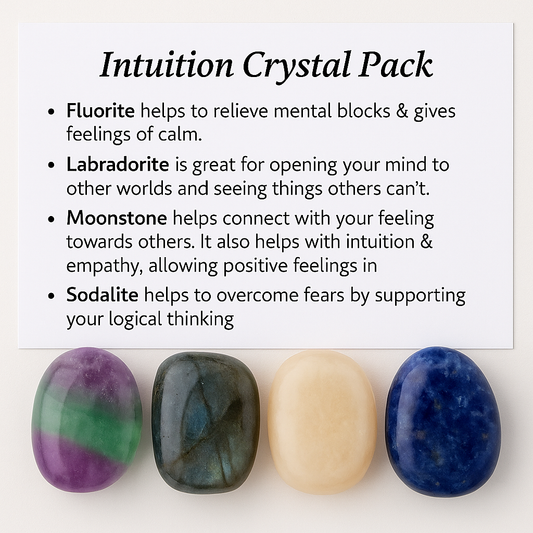 Intuition Crystal Healing Care Pack - Free UK Delivery