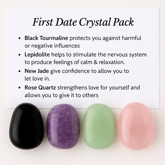 First date Crystal Healing Care Pack - Free UK Delivery