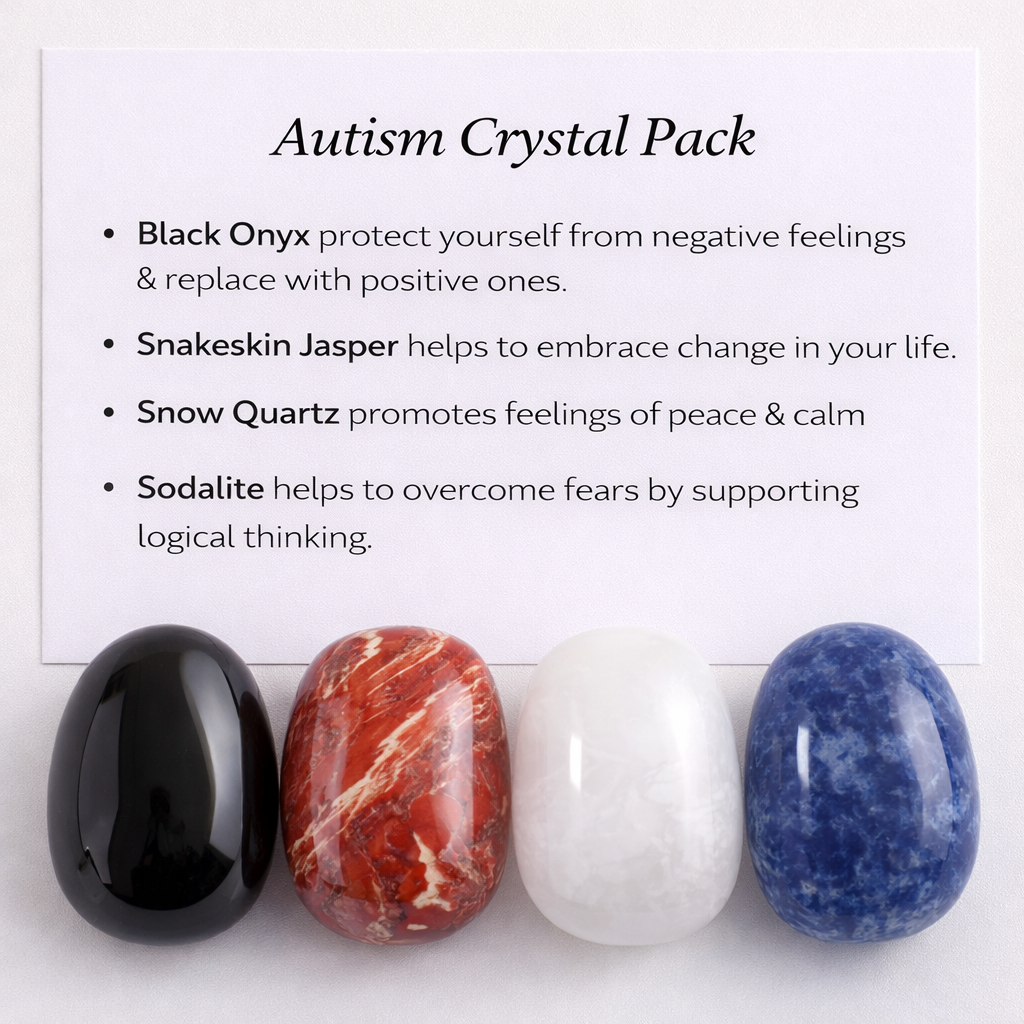 Autism Crystal Healing Care Pack - Free UK Delivery