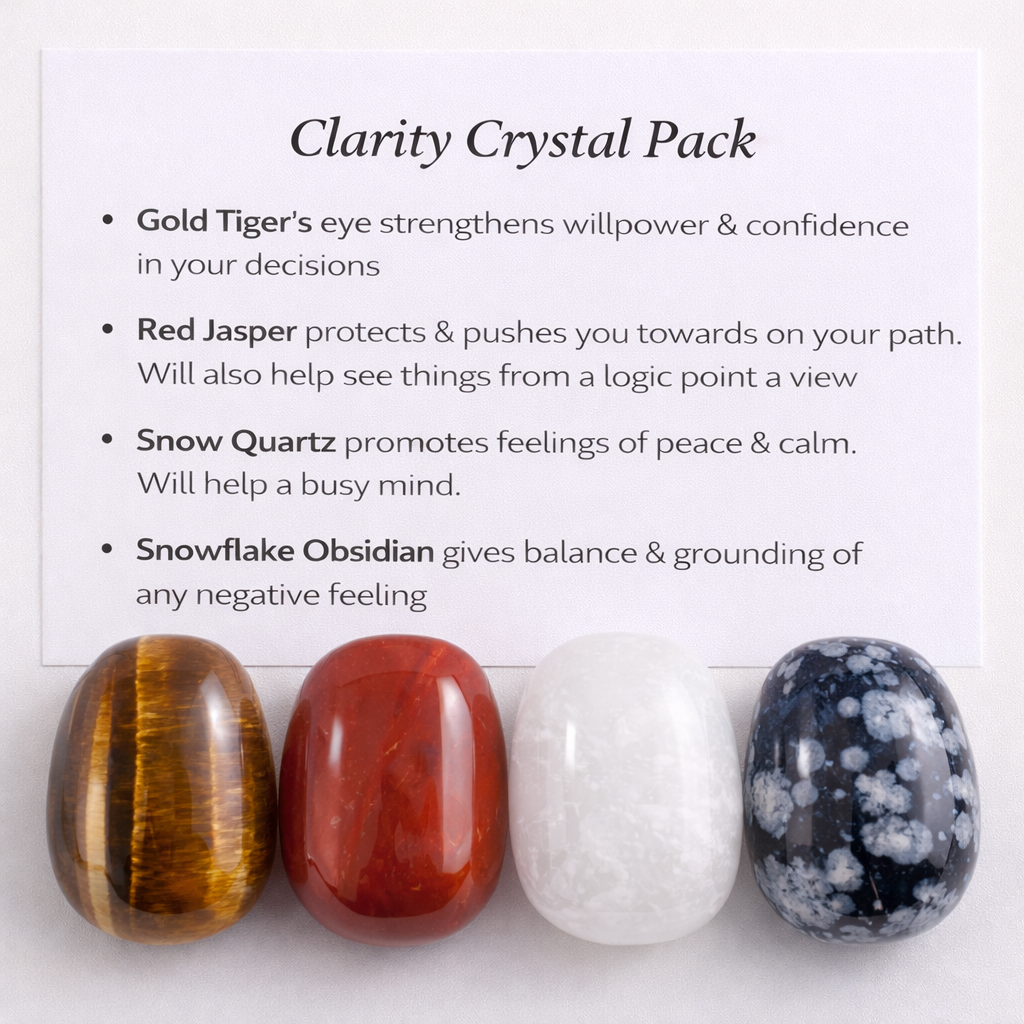 Clarity Crystal Healing Care Pack - Free UK Delivery