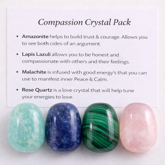Compassion Crystal Healing Care Pack - Free UK Delivery