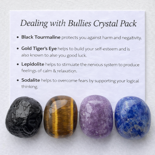 Dealing with Bullies Crystal Healing Care Pack - Free UK Delivery