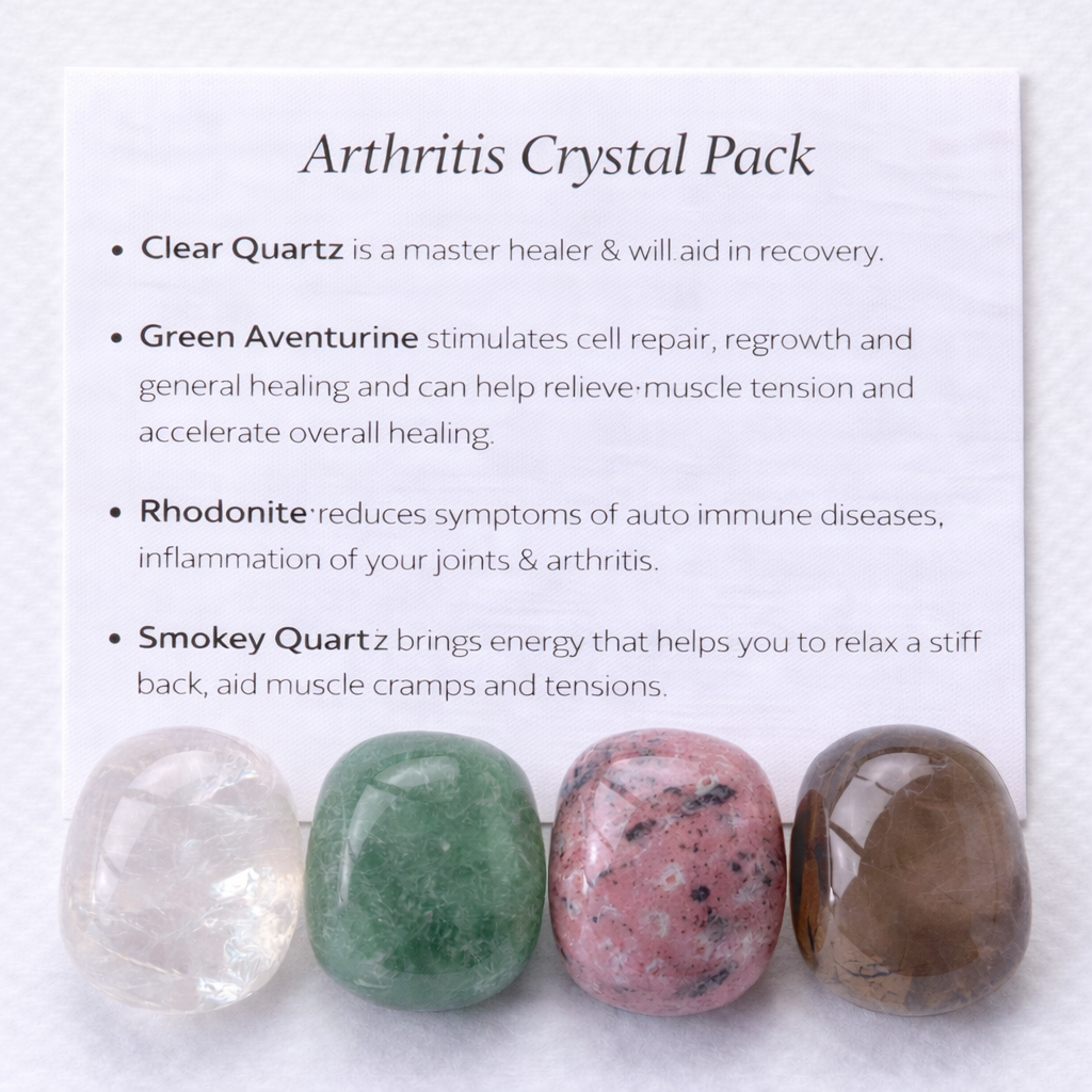 Arthritis Crystal Healing Care Pack - Free UK Delivery