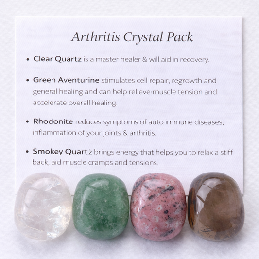 Arthritis Crystal Healing Care Pack - Free UK Delivery