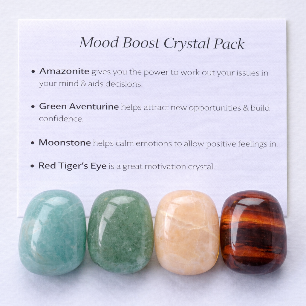 Mood Boost Crystal Healing Care Pack - Free UK Delivery