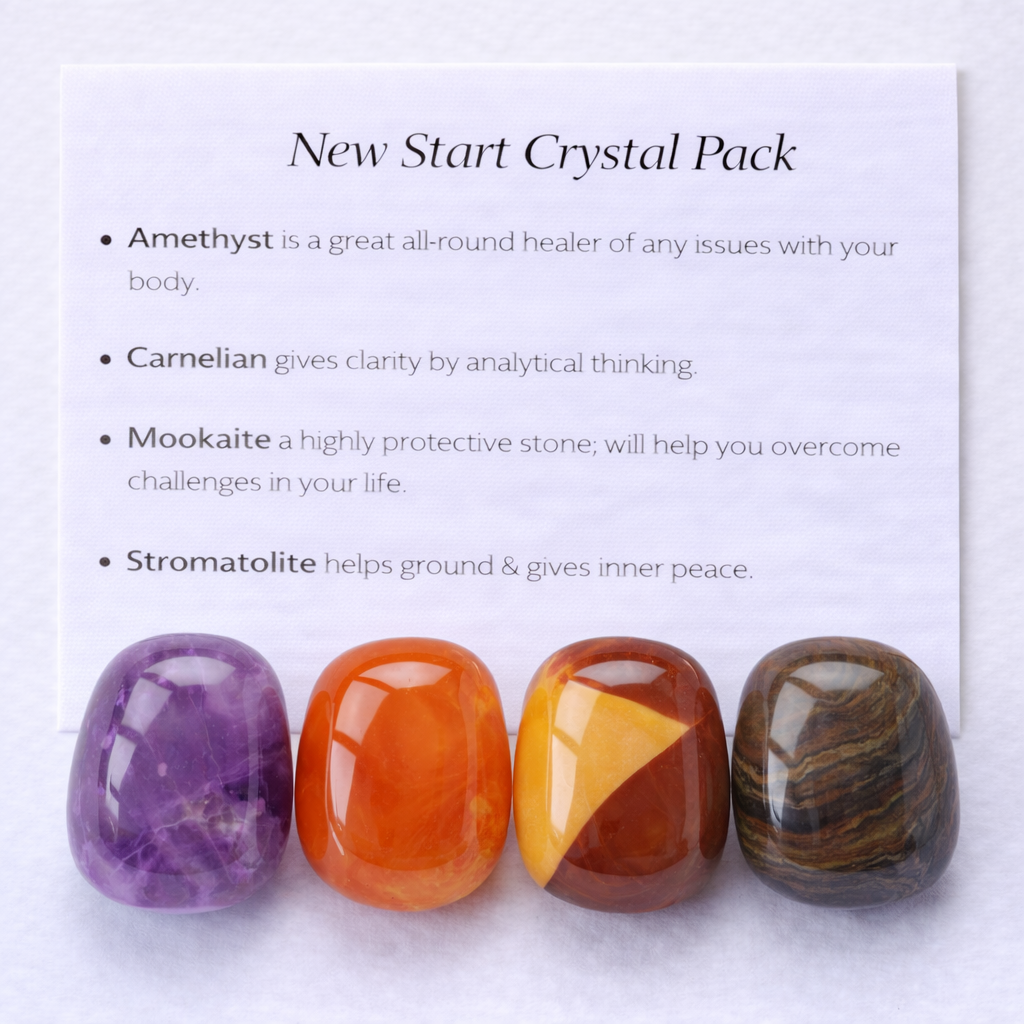 New Start Crystal Healing Care Pack - Free UK Delivery