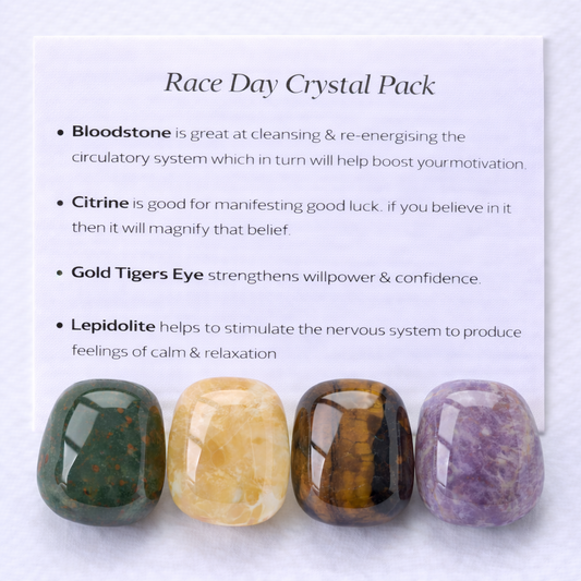 Race Day Crystal Healing Care Pack - Free UK Delivery
