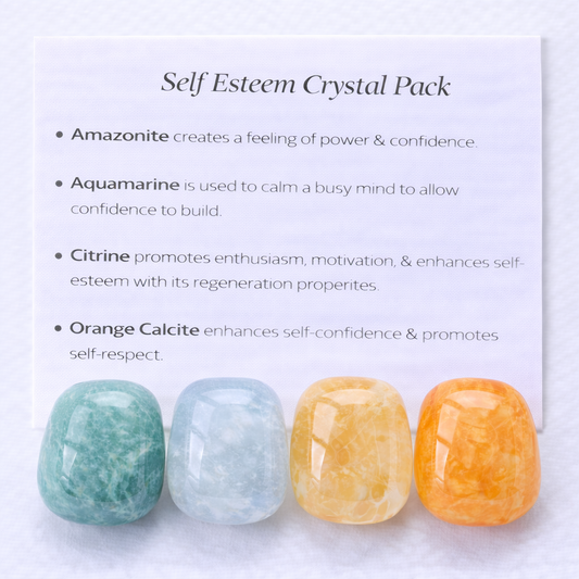 Self-Esteem Crystal Healing Care Pack - Free UK Delivery