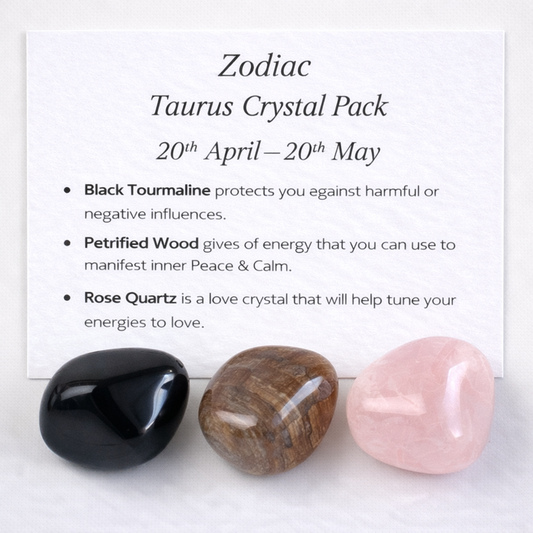 Zodiac Sign Crystal Pack - 
Taurus - Free UK Delivery