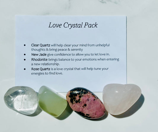 Love Crystal Healing Care Pack - Free UK Delivery