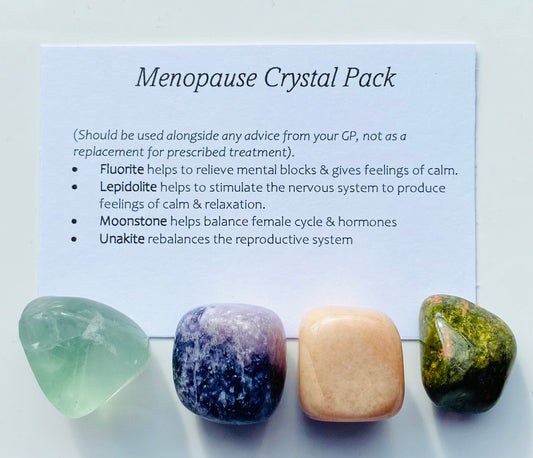 Menopause Crystal Healing Care Pack - Free UK Delivery