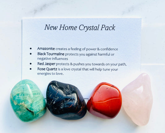 New Home Crystal Healing Care Pack - Free UK Delivery